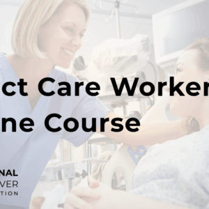 National Caregiver Online - Direct Care Worker Online Course Horizontal